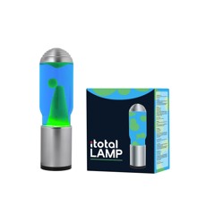 iTotal - Lampe ADA - Sřlv Base, Blĺ Vćske og Grřn Voks