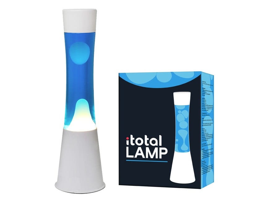 iTotal - Lava Lamp - Blue - 40 cm