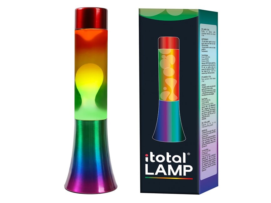 iTotal - Lavalampe - RAINBOW - 30 cm