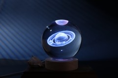 iTotal - Krystalkugle-lampe - Saturn - large