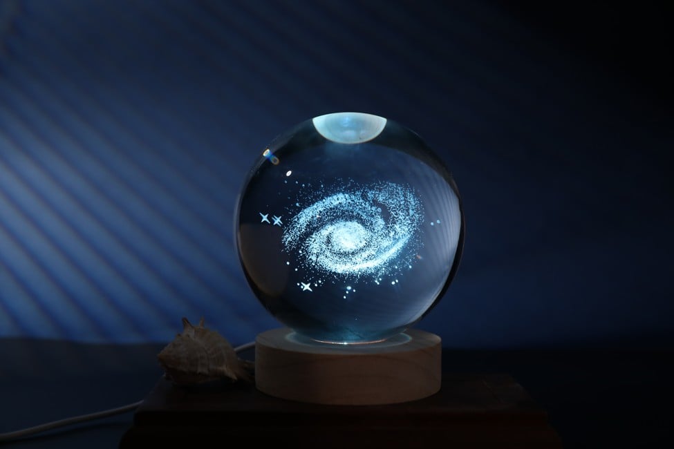 iTotal - Krystalkugle-lampe - Galaxy - Large