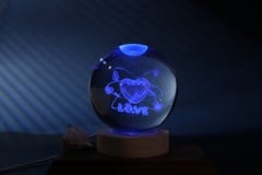 iTotal - Crystal Ball Lamp - FOLLOW YOUR HEART - large