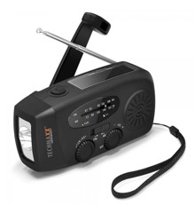 Technaxx - Hand Crank & Solar Radio - TX-238