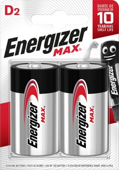 Energizer - MAX  D/LR20 2-Pack