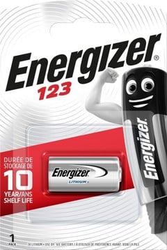 Energizer - Lithium Photo CR123 1-pack