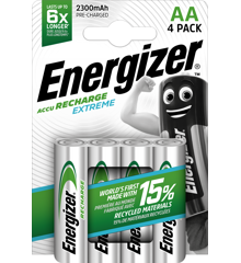 Energizer - Recharge Extreme AA/2300 mAh (4-pack)