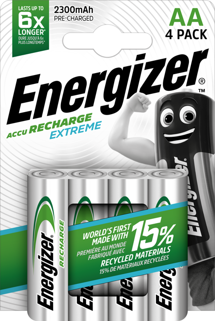 Energizer - Recharge Extreme AA/2300 mAh (4-pack)