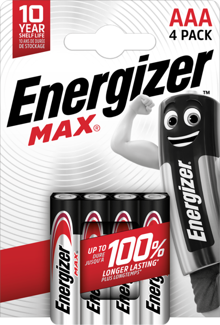 Energizer - Max AAA 4-Pack