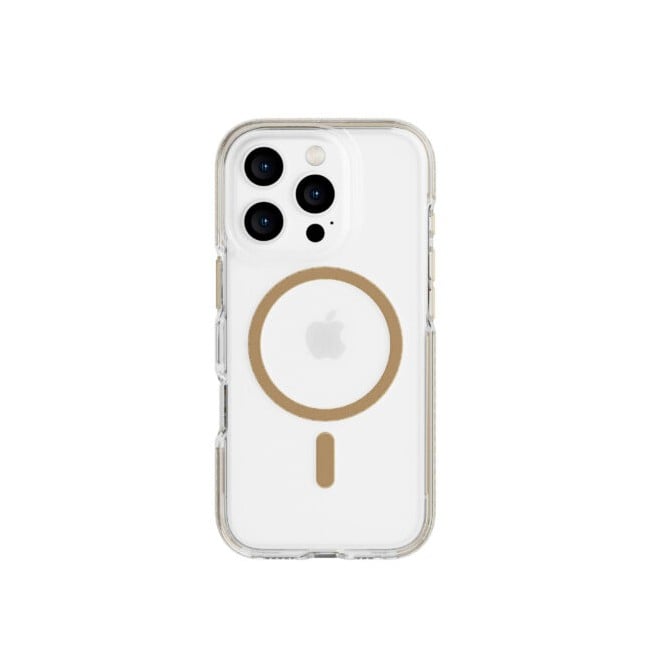 Tech21 - Evo Crystal - Cover - iPhone 16 Pro - Crystal MagSafe - Gold