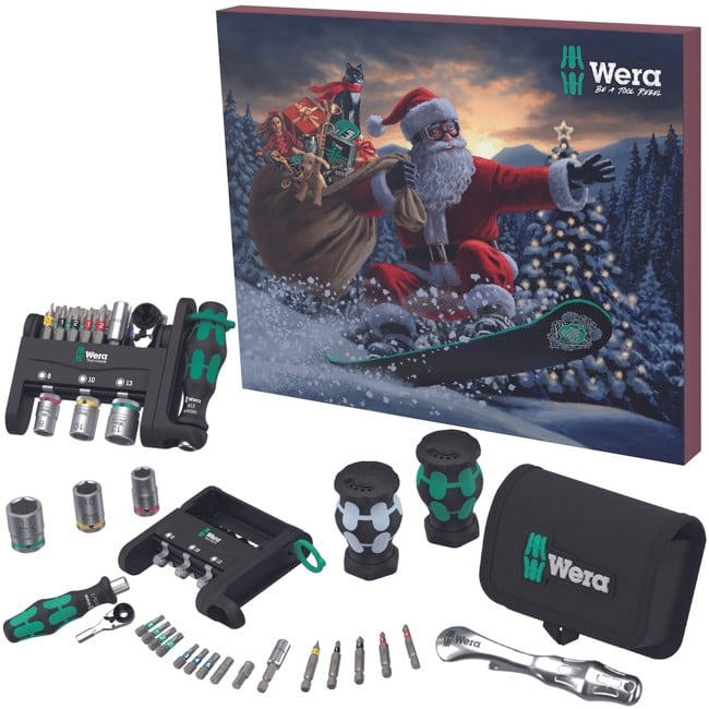 Wera 05136609001 Adventskalender 2024, 25-teilig