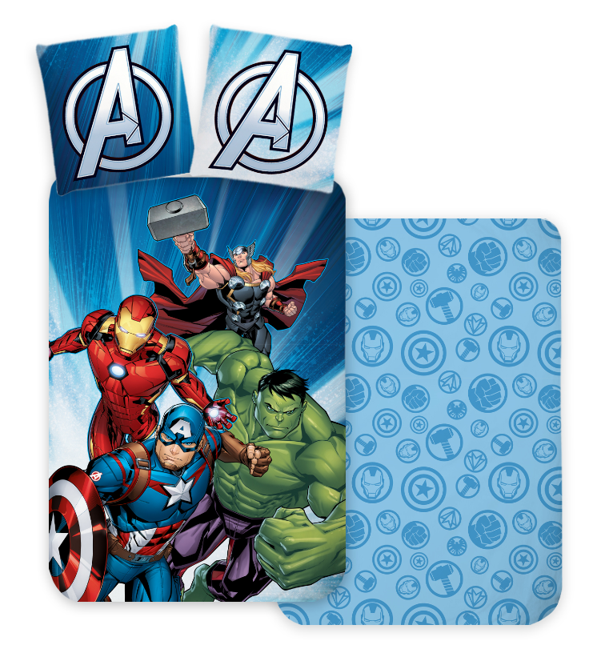 Bed Linen - Adult Size 140 x 200 cm - Avengers (1000847)