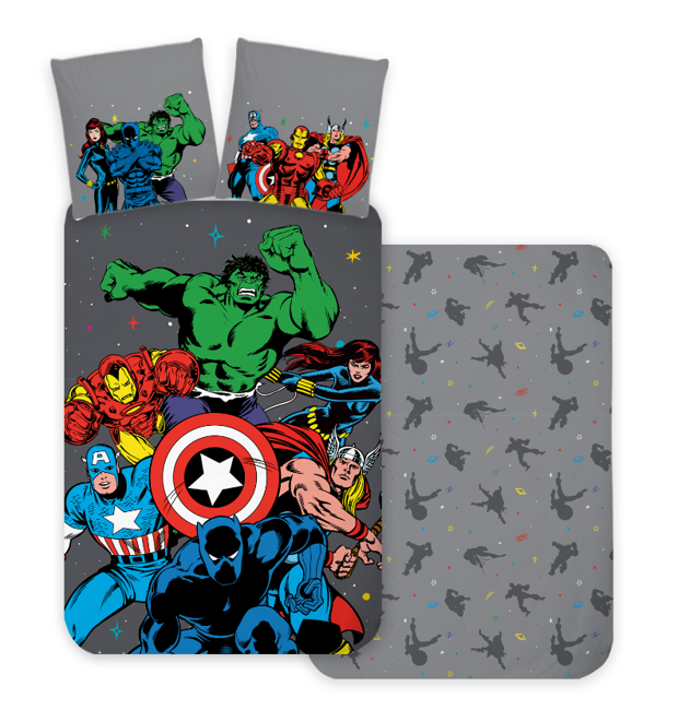 Bed Linen - Adult Size 140 x 200 cm - Avengers (1000837)