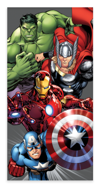 Håndklæde - 60 x 120 cm - Avengers