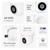 Hombli - Smart Pan & Tilt Cam 4K, White thumbnail-8