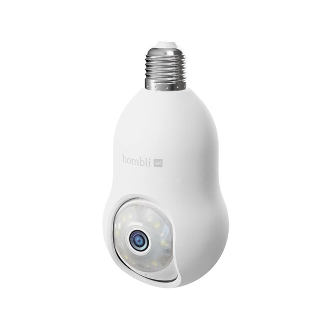 Hombli - Smart Bulb Cam 4K, White