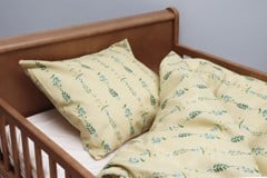 By Mats - Bed Linen Baby Size 70 x 100 cm - Flower Stripe (MAT114)