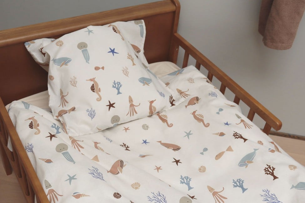 By Mats - Bed Linen Junior Size 100 x 140 cm - Under Water (MAT119)