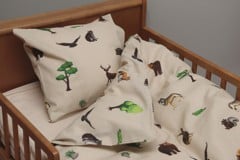 By Mats - Bed Linen Baby Size 70 x 100 cm - Forrest Animal (MAT134)