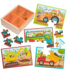 B Toys - B Puzzle Construction Vehicles (702205)