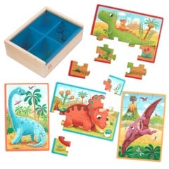 B Toys - B Puzzle Dino 4 in 1 (702255)