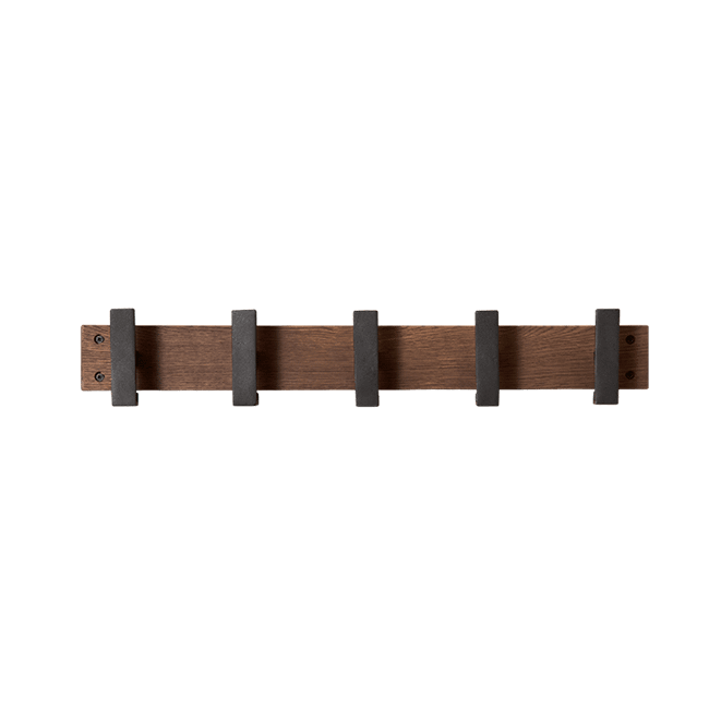 Muubs - Harlem Coat rack Dark oak - 60x6,5x10 cm