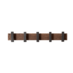 Muubs - Harlem Coat rack Dark oak - 60x6,5x10 cm