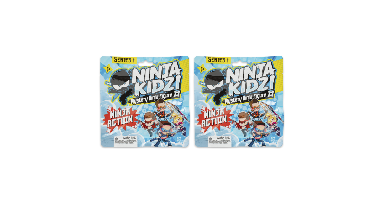 Ninja Kidz - 2  x Ninja Action Mystery Figures S1 Ass Cdu (4501) (2 pcs)