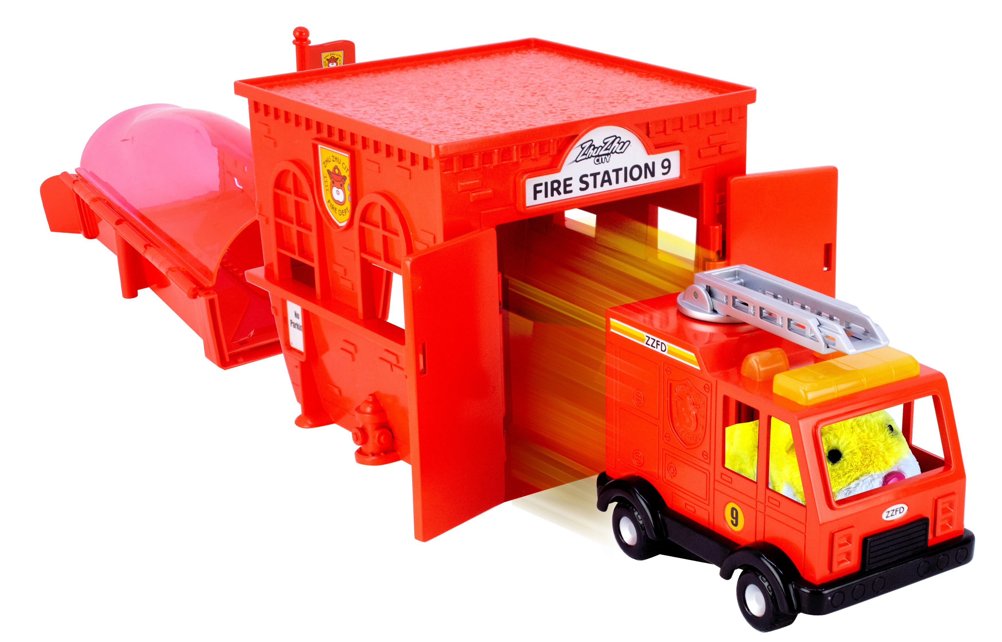Zhu Zhu City Hamster Brannbil Lekesett -  Øvrig