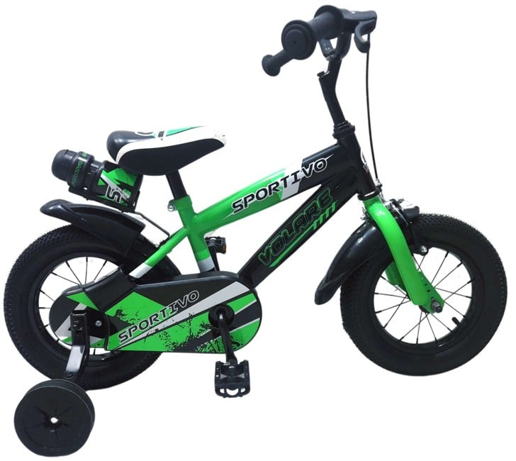 Volare - Children's Bicycle 12 - Green/Black (31278)