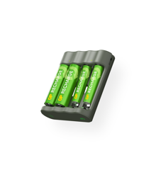 GP - Recharge Battery Charger, B441 (USB), incl. 2 x AA 2100 mAh + 2 x AAA 800 mAh Batteries