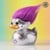 Numskull - Trolls Tubbz 1st ED Silver (Purple Hair) thumbnail-3