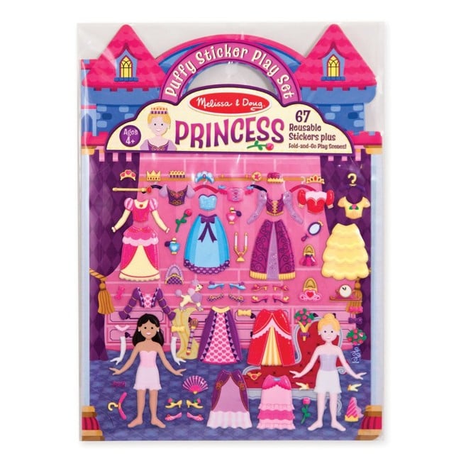 Melissa & Doug - Reusable Puffy Stickers - Princess (19100)