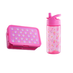 MAGIC KIDS - Lunchbox +  Water Bottle 400ml - Bunny