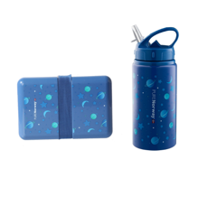 GO PURENorway - Lunchbox + Water Bottle Alu 500 ml - Universe