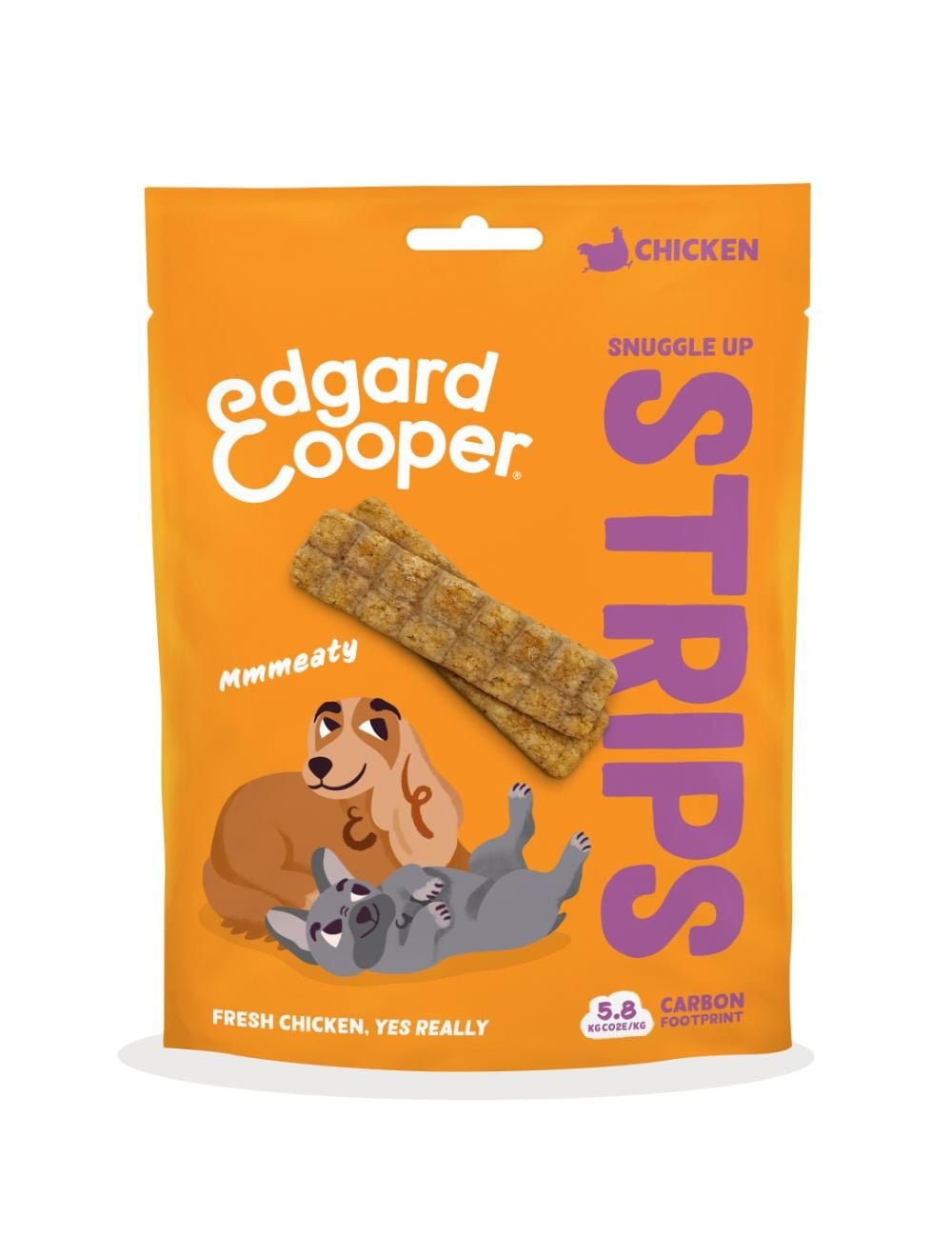 Edgard Cooper - Strips Chicken Hund Kauartikel - 75 g