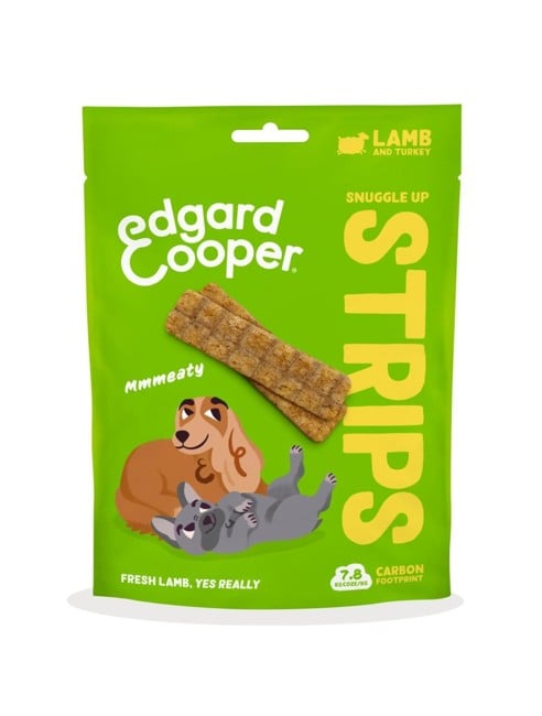 Edgard Cooper - Snuggle Up Hund Strips - Lam - 75g