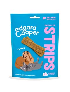 Edgard Cooper - Snuggle Up Hund Strips - Laks - 75g