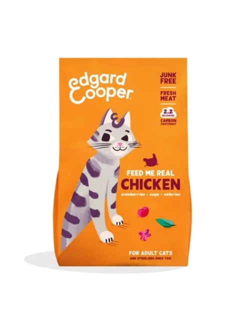 Edgard Cooper - Kat Voksen Tørfoder Kylling - 325g