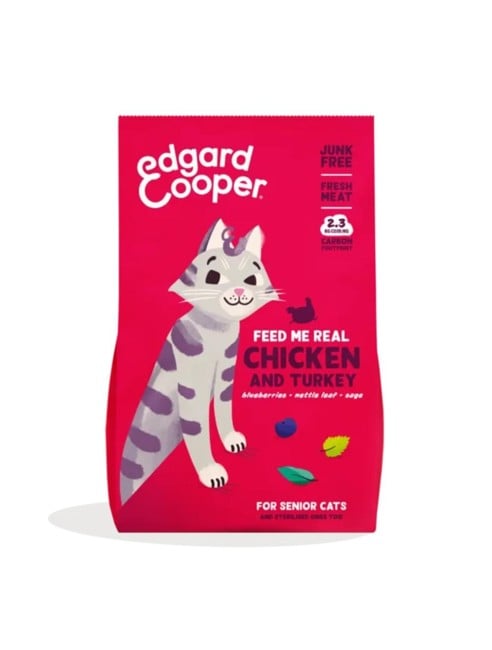 Edgard Cooper - Cat Senior Dryfood - Chicken/Turkey - 2 kg