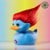 Numskull - Trolls Tubbz 1st ED Blue Glitter (Red Hair) thumbnail-2