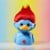 Numskull - Trolls Tubbz 1st ED Blue Glitter (Red Hair) thumbnail-1