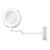 Gillian Jones - Double-sided wall mirror - White - 17.5 cm thumbnail-1