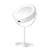 Gillian Jones - Table mirror with LED light & x10 magnification - White - 17.5 cm diameter, 32 cm height thumbnail-3