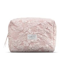 Karen - Toiletry Bag - Pink Brocade