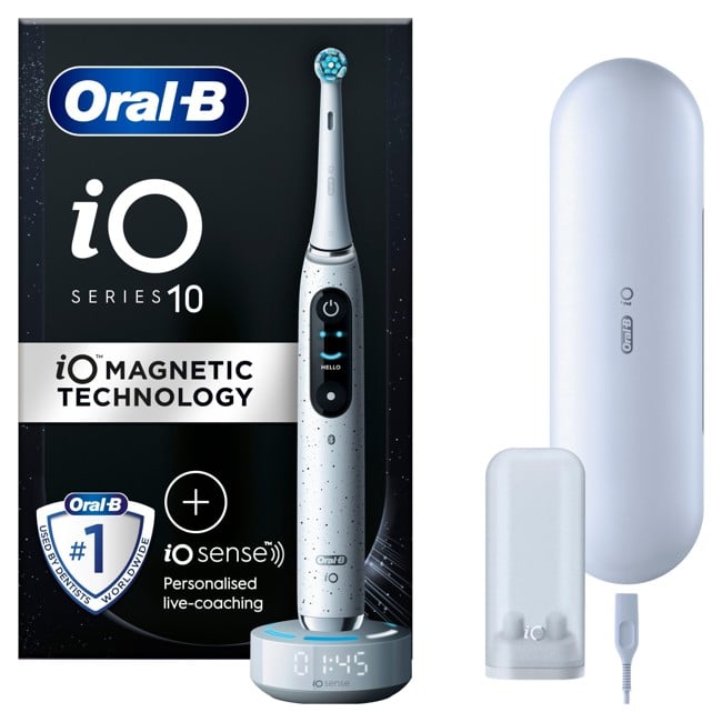 Oral-B - iO10 Stjernestøv Hvid Elektrisk Tandbørste