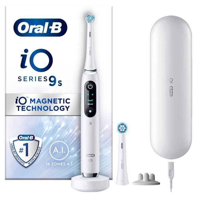 Oral-B - iO9S Hvid Alabaster Elektrisk Tandbørste