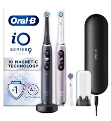 Oral-B - iO9 Duo Pack Black Onyx & Rose Quartz Electric Toothbrush