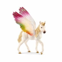 Schleich - Winged Rainbow Unicorn, Foal (70577)