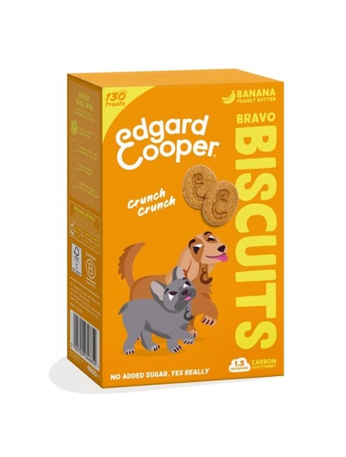 Edgard Cooper - Bravo Dog Biscuits Banana - 400g