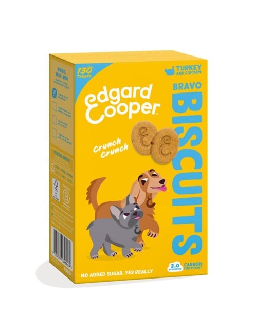 Edgard Cooper - Bravo Dog Biscuits - Turkey - 400g